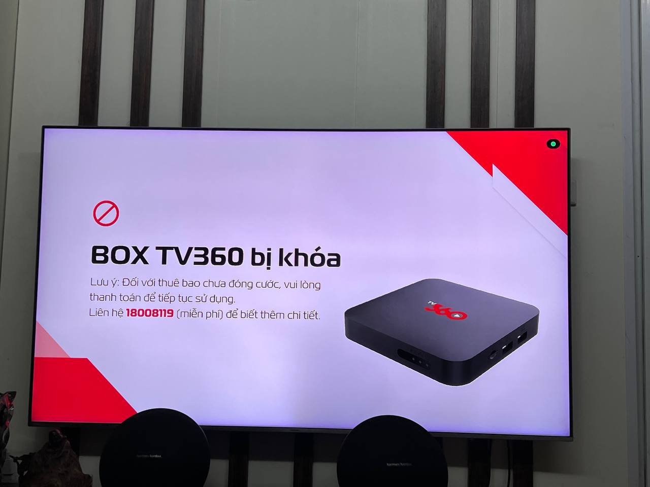 box tv360 bị khoá